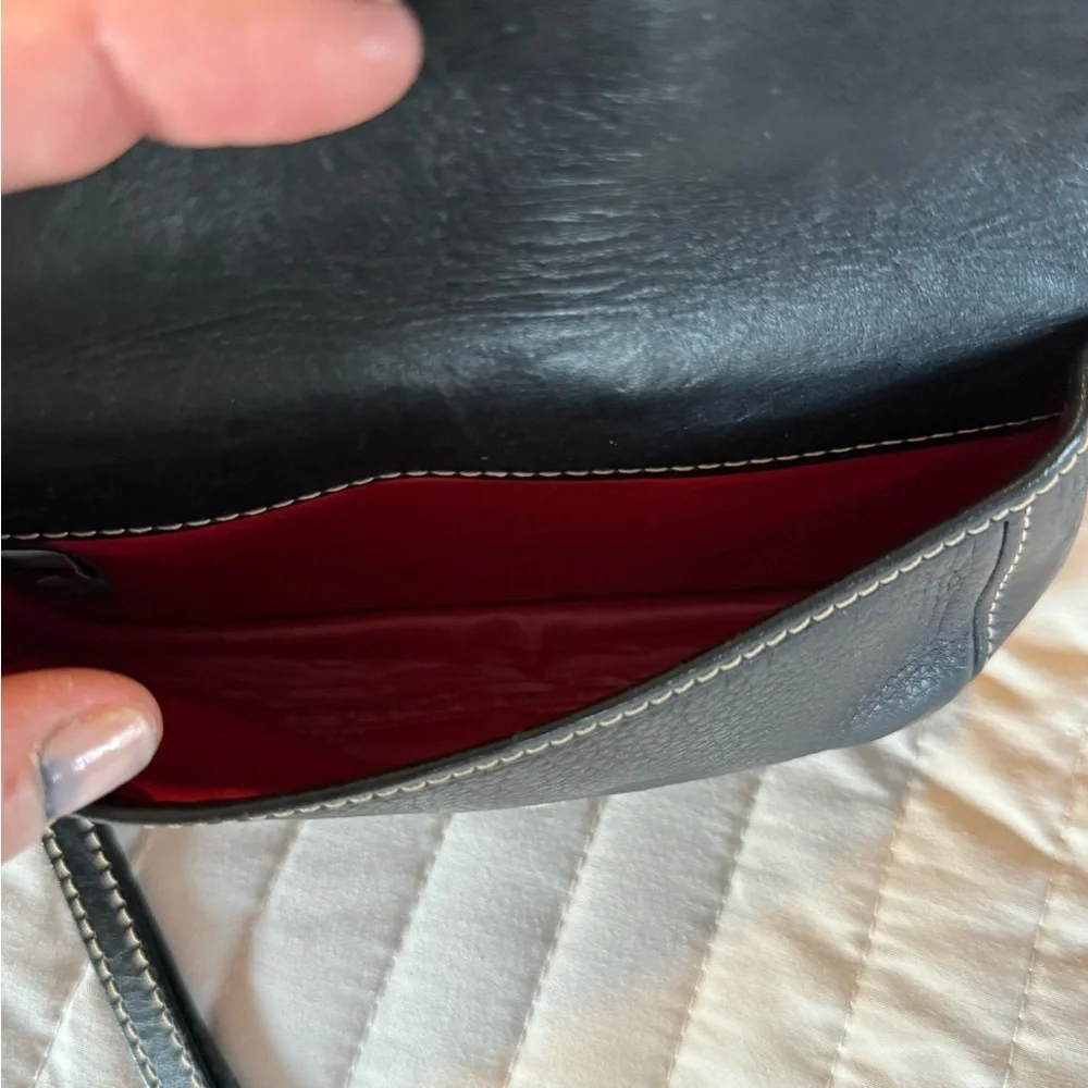 Dooney & Bourke Black Leather Wristlet - Picture 3 of 3